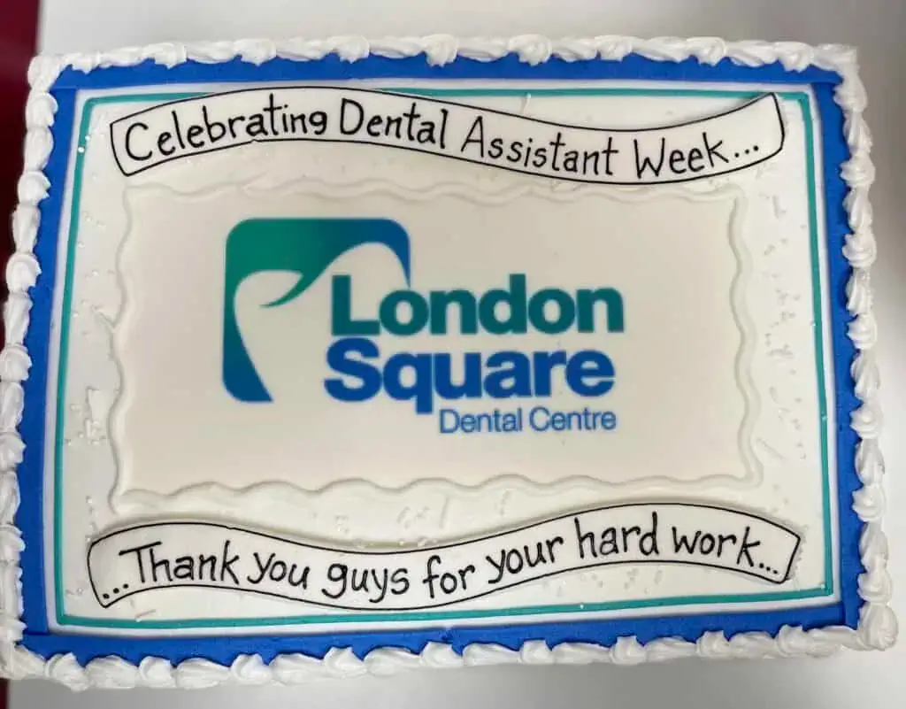 London Square Dental team celebrating Dental Assistants Appreciation Week