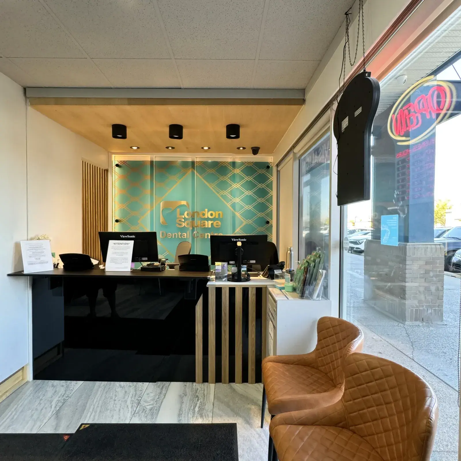 London Square Dental clinic interior in NE Calgary