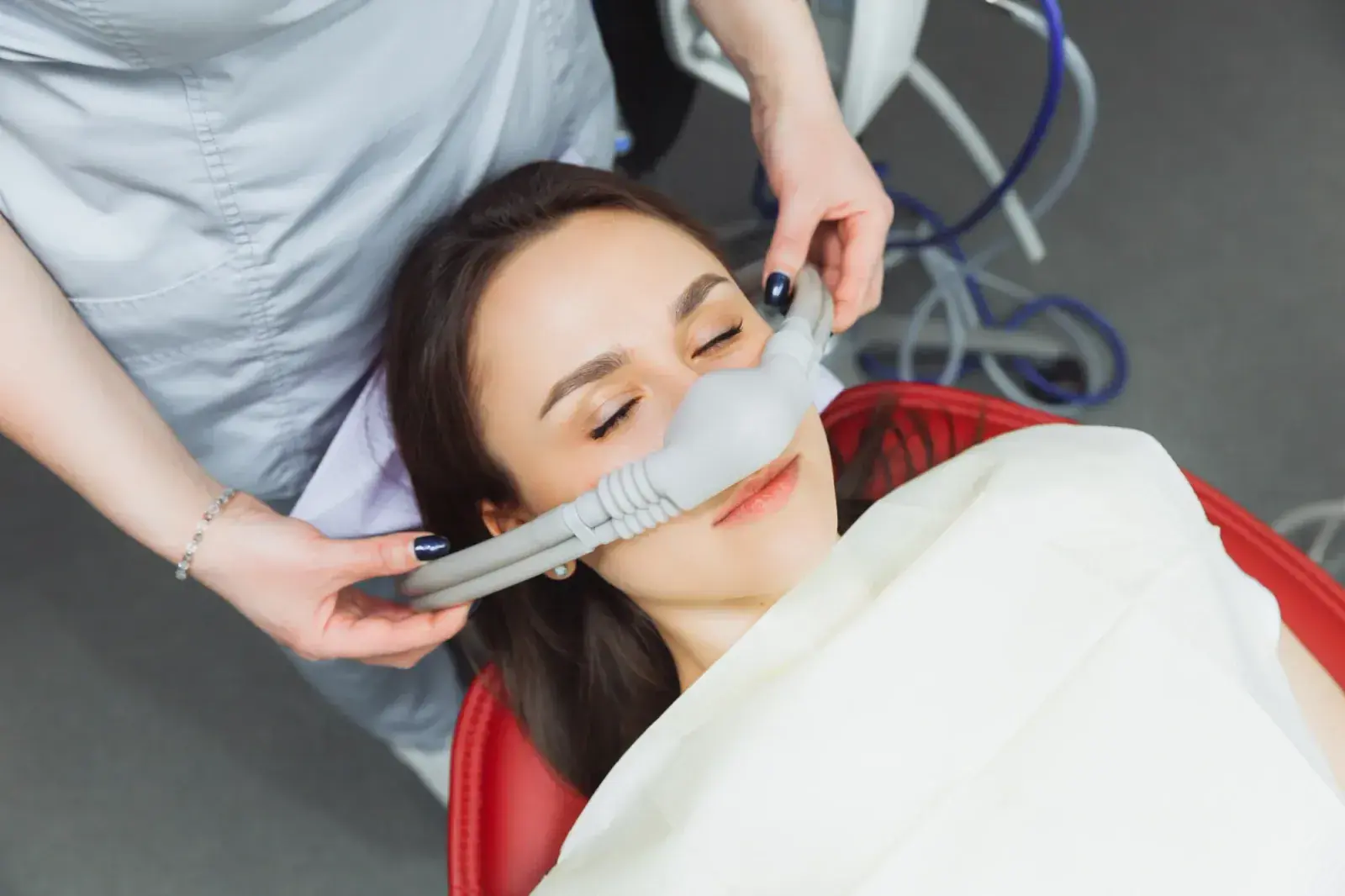 Couple smiling - sedation and anxiety-free dentistry at London Square Dental Calgary