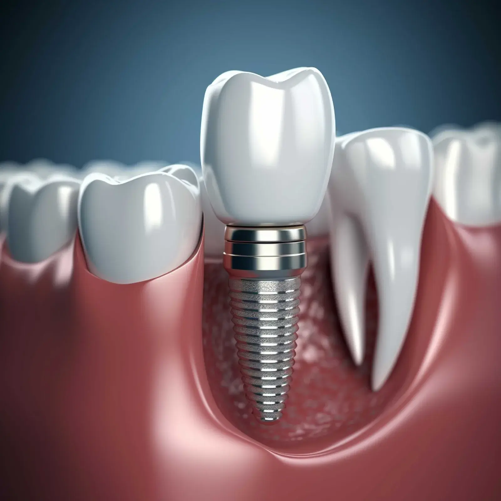 Dental bridge to replace missing teeth
